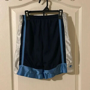 Boys, blue and white shorts size 6/7
